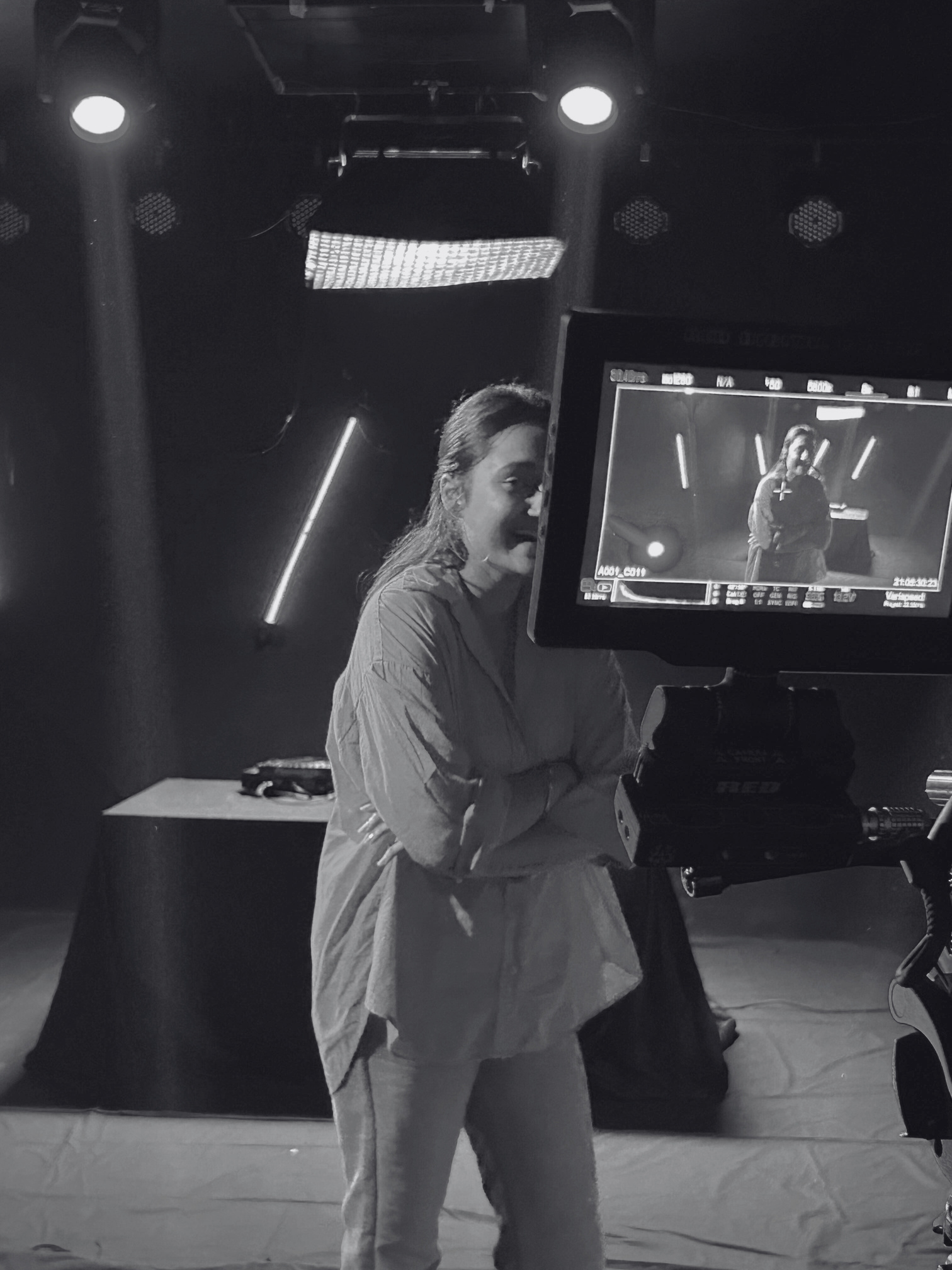 Suhani Verma, creative producer on set